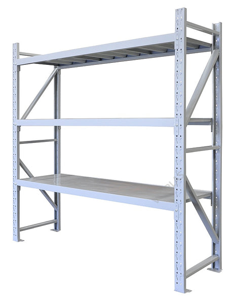 VISIPLAS All-Steel Shelving Starter Bay with 3 Shelves