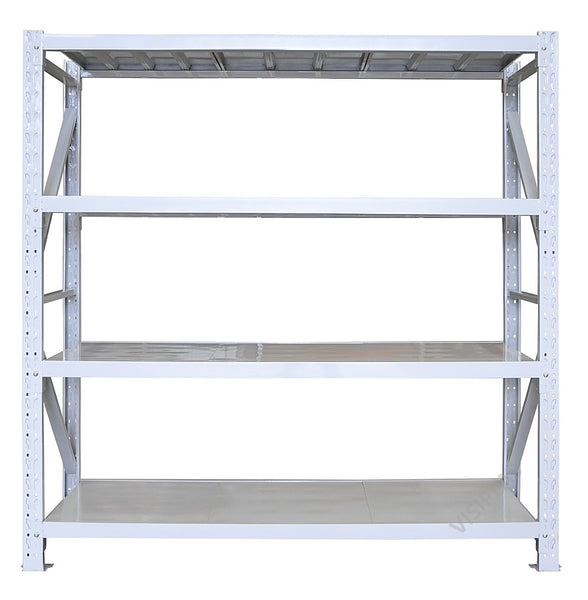 V20184 VISIPLAS 2000mm High Starter Bay with 1800mm x 600mm Shelves on 4 Levels